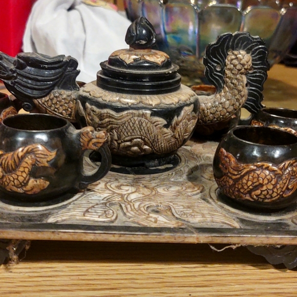Buddhist Tea Set - Picture 1 of 5